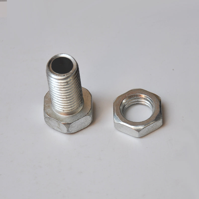 M16x2 to M10x1 Hex Hollow Bolts  Hex Thread Reducing Connector,  Hollow Bolt Reducing Nut Screw  Through Hole Fasteners Adapter Reducer