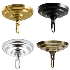5-5/16 Inch Light Canopy Kit with Heavy Duty, Replacement Cover Plate with Mounting Hardware for Chandelier, Pendant Light, Swag Light, Flower Basket or DIY Projects