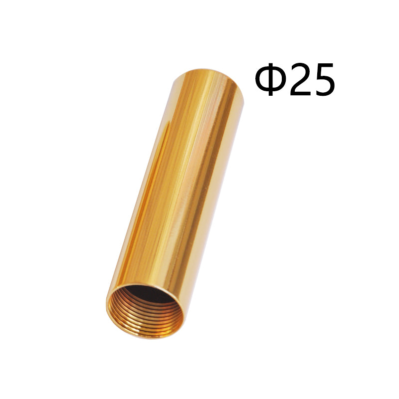 Φ25  Female Thread Tube Threaded Extension Rod,  Lamp Pipe Light Fixture Parts for Pendant Light Pole Lighting Chandeliers Stem