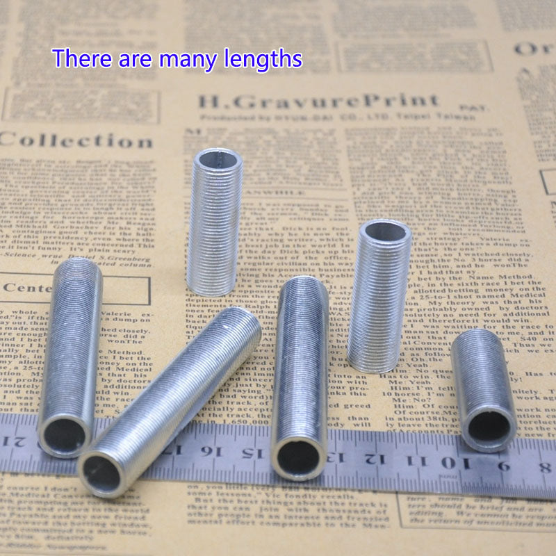 M14x1 threaded hollow pipe coarse thread tube stem, Center hole to pass wires through