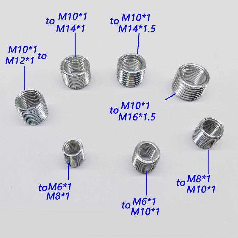 Internal and external thread reducer Thread Adapters Sleeve Reducing Nut,  Screw Conversion Nut Threaded Tube Coupler Connector Pipe Fitting