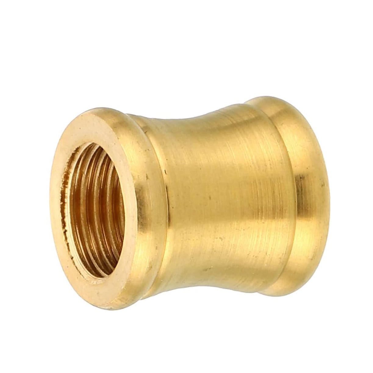 M10 Thread 14x15mm Lamp Pipe Brass Coupling,  Threaded Lamp Rod Coupler Light Fixture for Light Repair Assembly