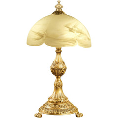 Brass Lamp Finials Cap Knob,  1.1" Tall Round Lamp Screw Holder Tapped 1/4-27 for Table and Floor Lamp Shade Decorations