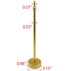 Telescopic Fluorescent adjustable boom Lamp Extension Rod,  Light Telescopic Fluorescent Lamp Stem Downrod Straight Pipe Lamp Stem Extension Rod for Fluorescent Light Pendant Light Fixture Part