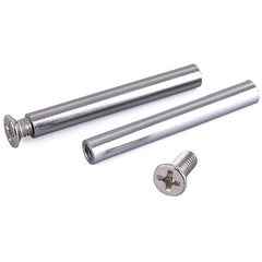 Φ5.4 Female M4 Thread Tube Threaded Extension Rod chrome Thin tube with female thread