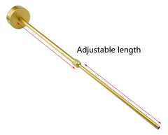 Telescopic Fluorescent adjustable boom Lamp Extension Rod,  Light Telescopic Fluorescent Lamp Stem Downrod Straight Pipe Lamp Stem Extension Rod for Fluorescent Light Pendant Light Fixture Part