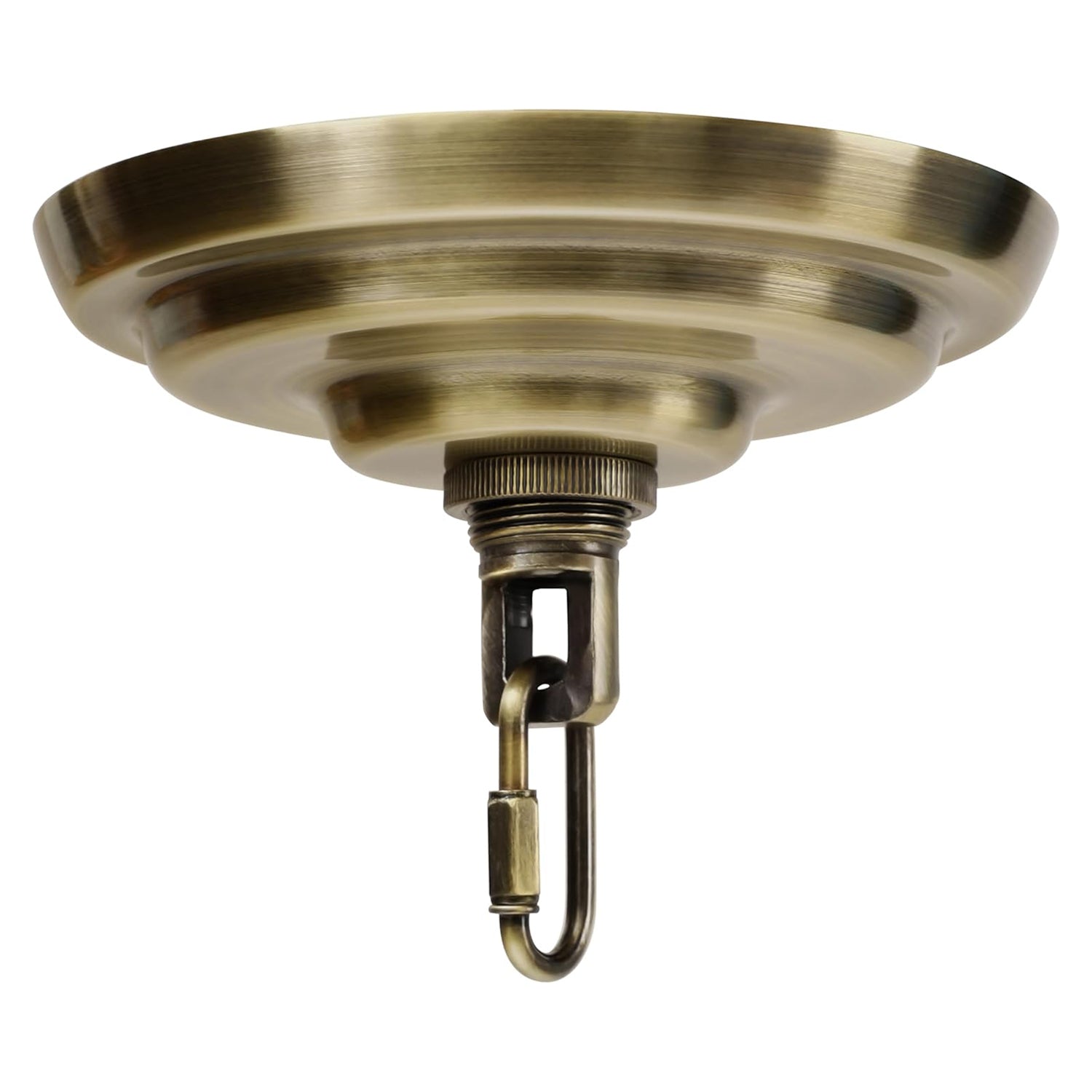 5-5/16 Inch Light Canopy Kit with Heavy Duty, Replacement Cover Plate with Mounting Hardware for Chandelier, Pendant Light, Swag Light, Flower Basket or DIY Projects