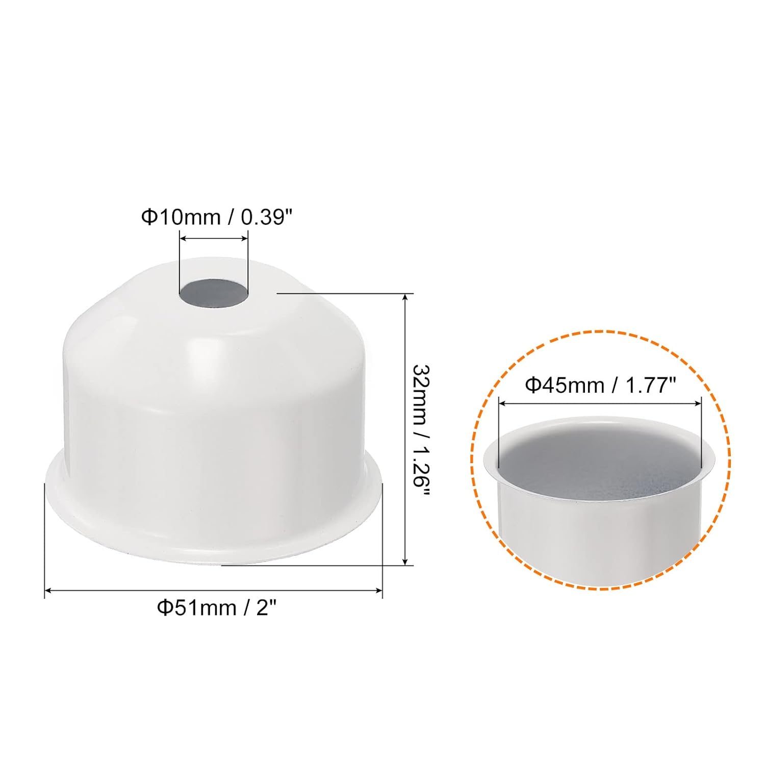 E26/E27 Lamp Socket Cup, Lamp Bases Holder Covers Sleeves Decorative Lighting Accessories for Table Wall Ceiling Light