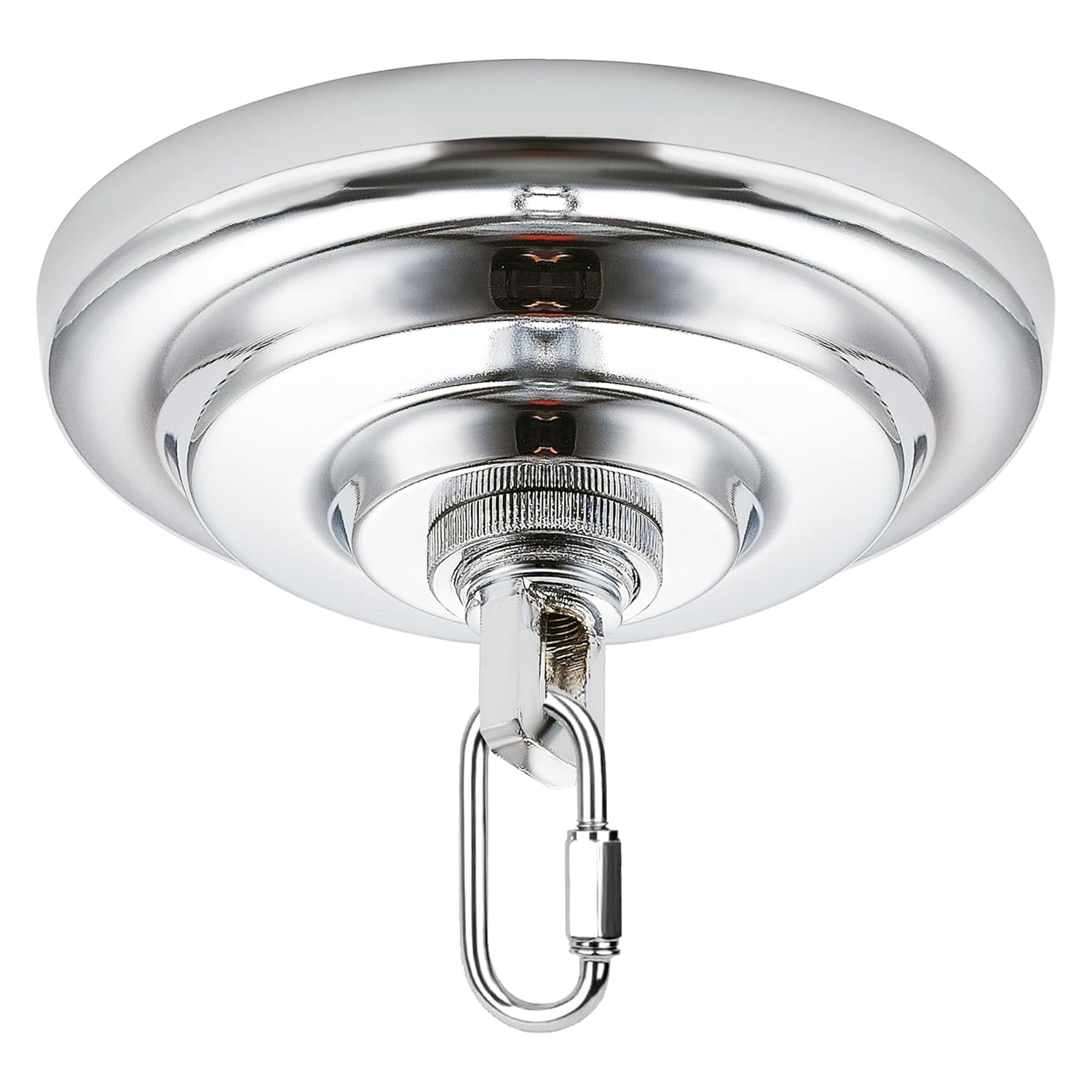 5-5/16 Inch Light Canopy Kit with Heavy Duty, Replacement Cover Plate with Mounting Hardware for Chandelier, Pendant Light, Swag Light, Flower Basket or DIY Projects