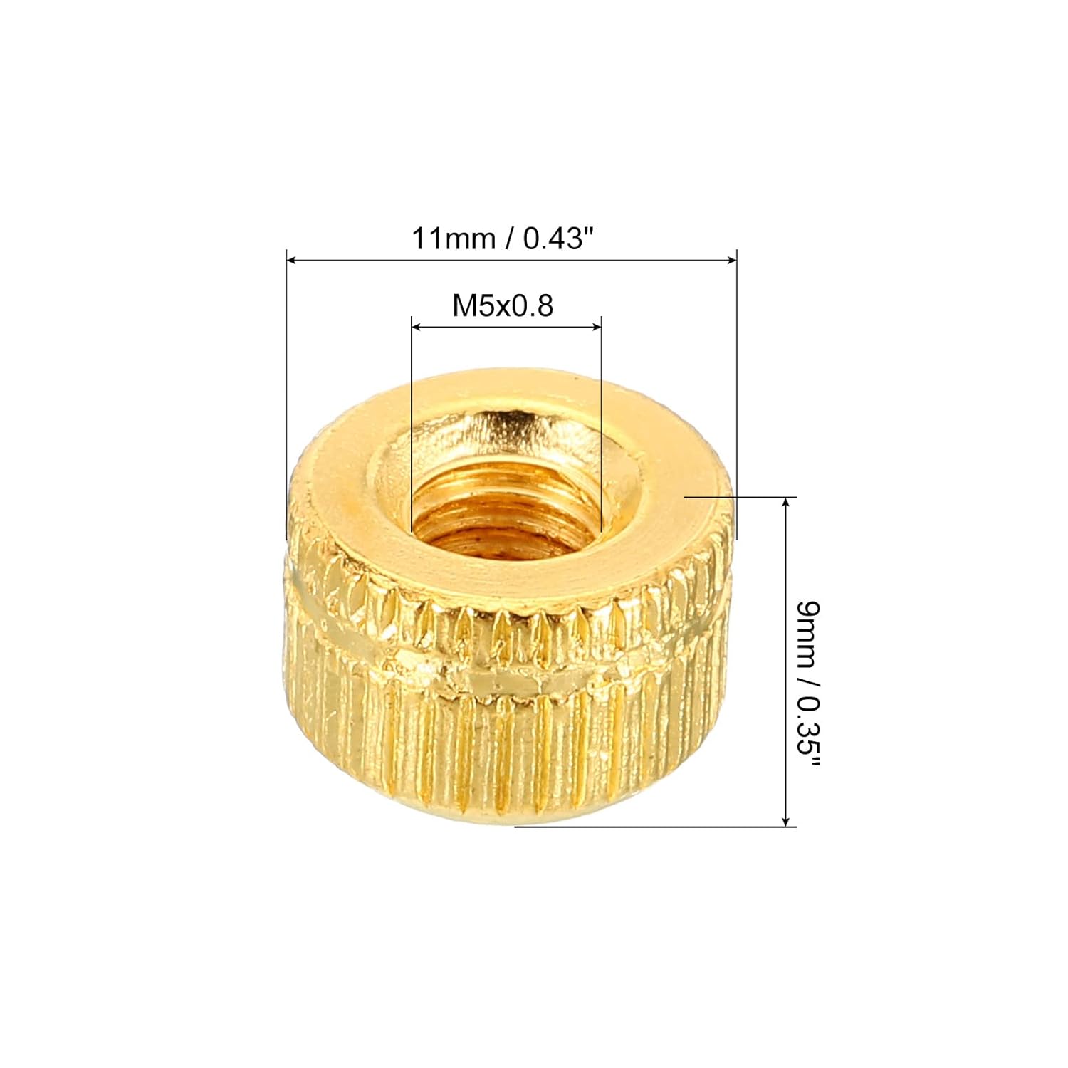 Cap Nutt Screw Knob Finial Insert Bolt Cover Female Thread Knurled Decorative Hardware Fittings Lamp Light Fixtures