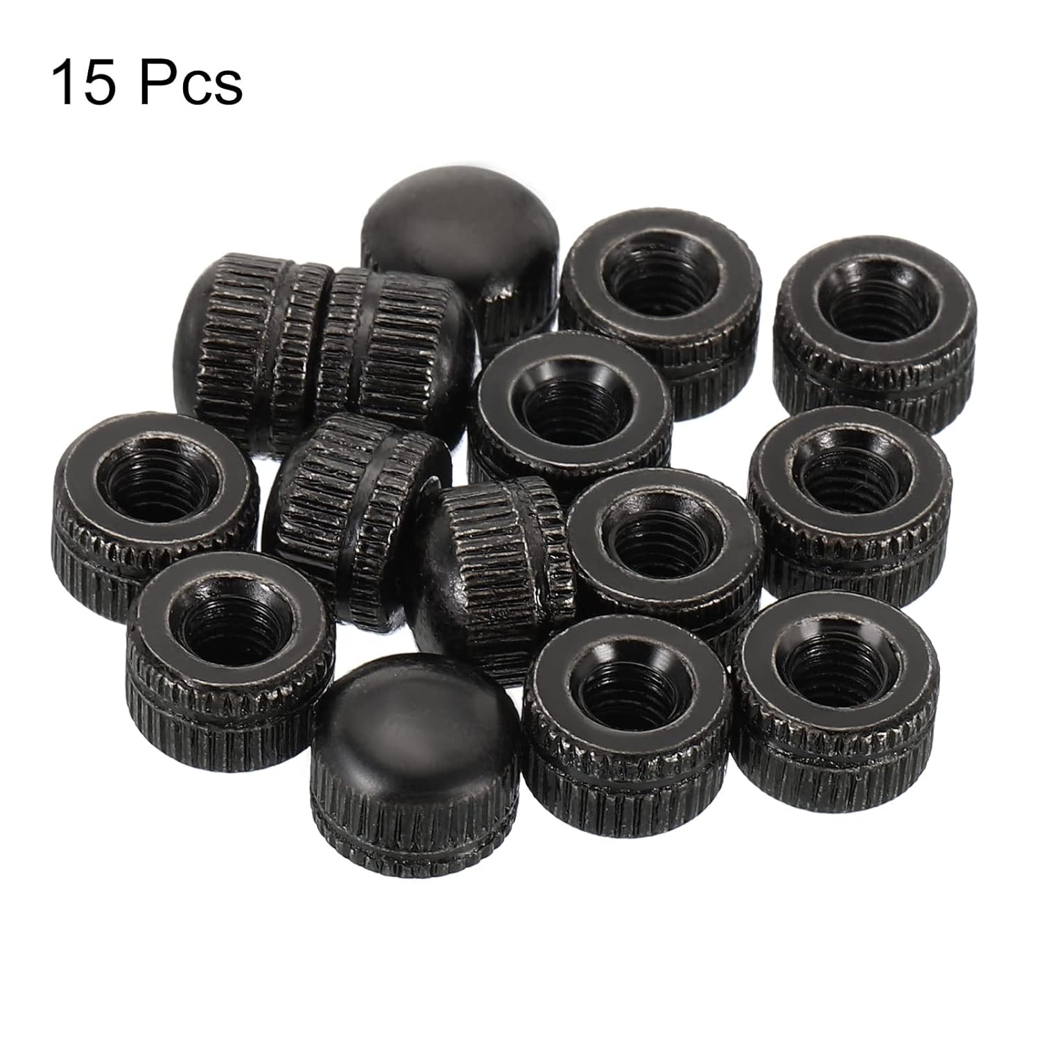 Cap Nutt Screw Knob Finial Insert Bolt Cover Female Thread Knurled Decorative Hardware Fittings Lamp Light Fixtures