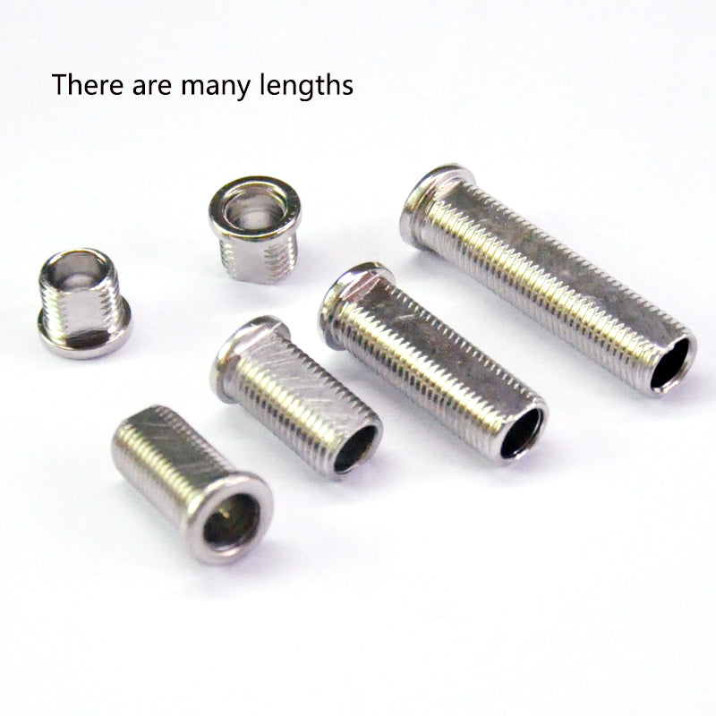 M10 Tall Round Head Threaded Hollow Screw Bolts  Through Hole Bolt Chandelier Fasteners