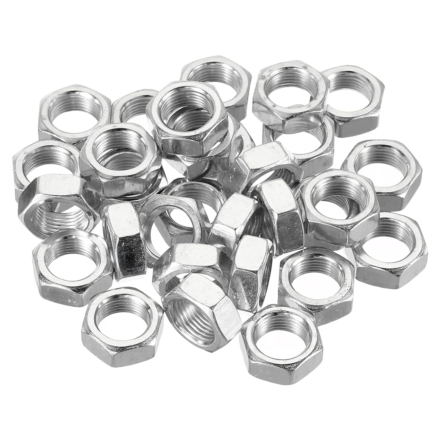 M12  Carbon Steel  Hex Nuts,  Metric Fine  Coarse Thread Zinc Plated Finished Hardware Hexagon Nut