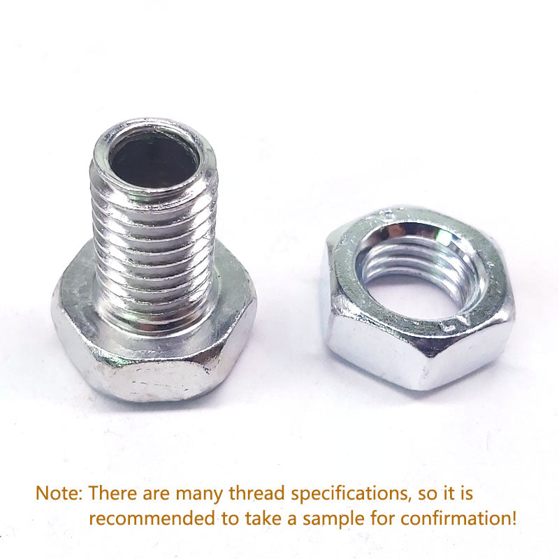 M14x2 to M10x1 Hex Hollow Bolts Hex Thread Reducing Connector,  Hollow Bolt Reducing Nut Screw Sleeve Through Hole Fasteners Adapter Reducer Hardware