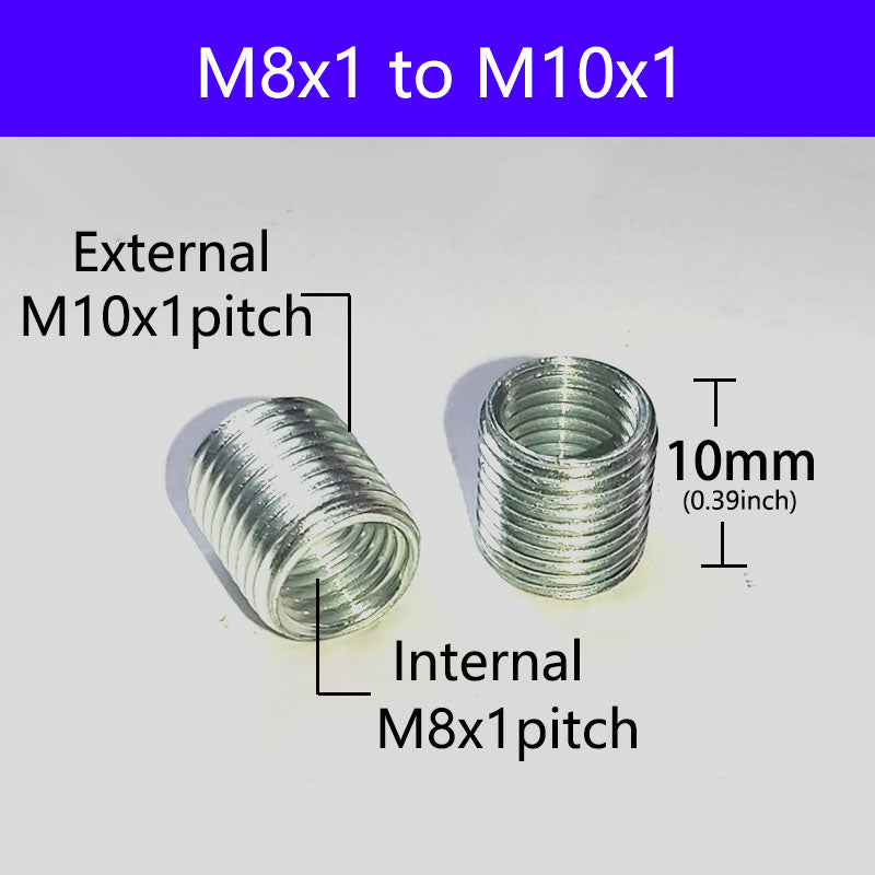 Internal and external thread reducer Thread Adapters Sleeve Reducing Nut,  Screw Conversion Nut Threaded Tube Coupler Connector Pipe Fitting