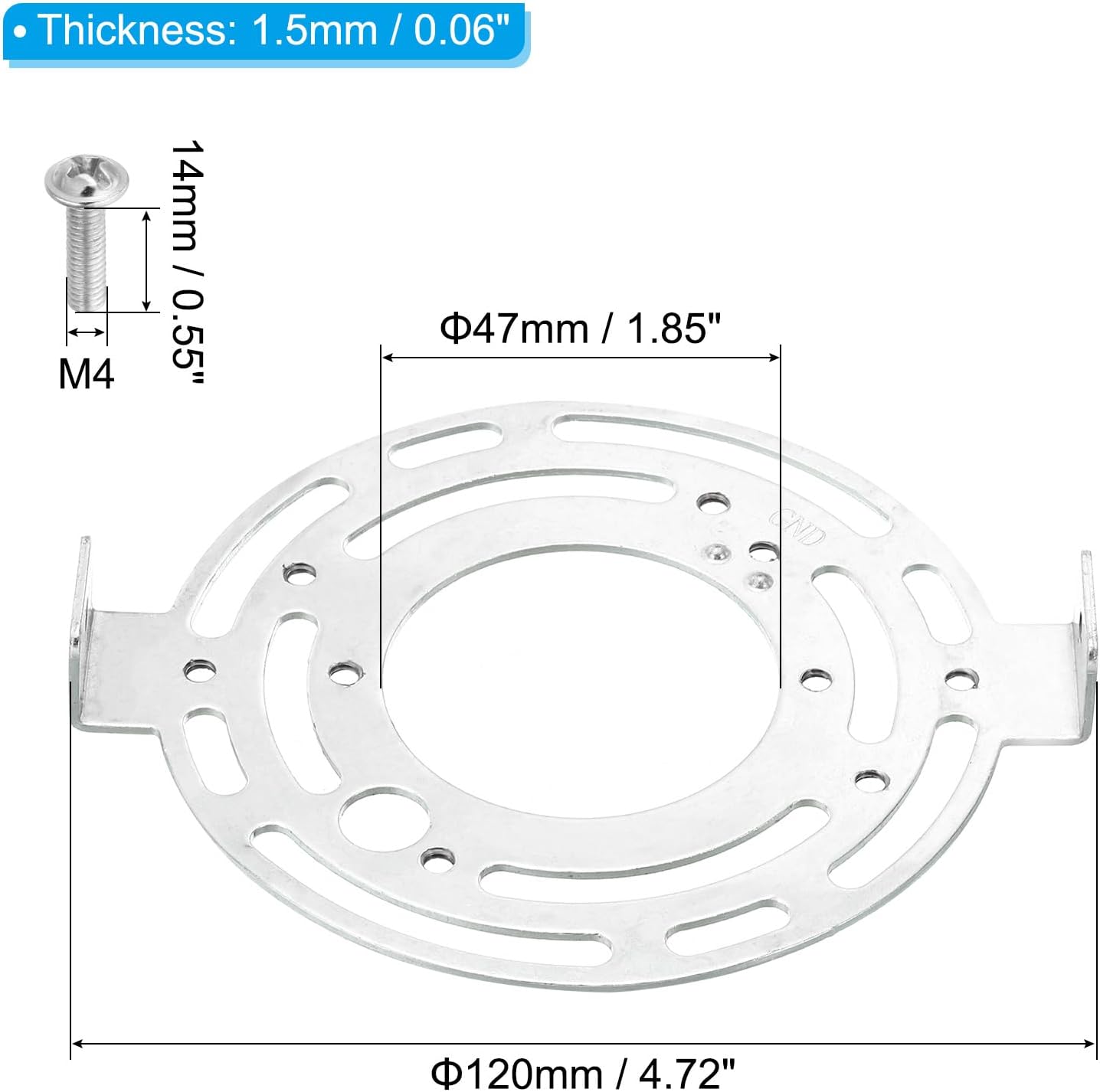 Universal Light Fixture Mounting Bracket Kit Light Crossbar Round Ceiling Plate for Wall Light, Close to Ceiling Light, Chandelier