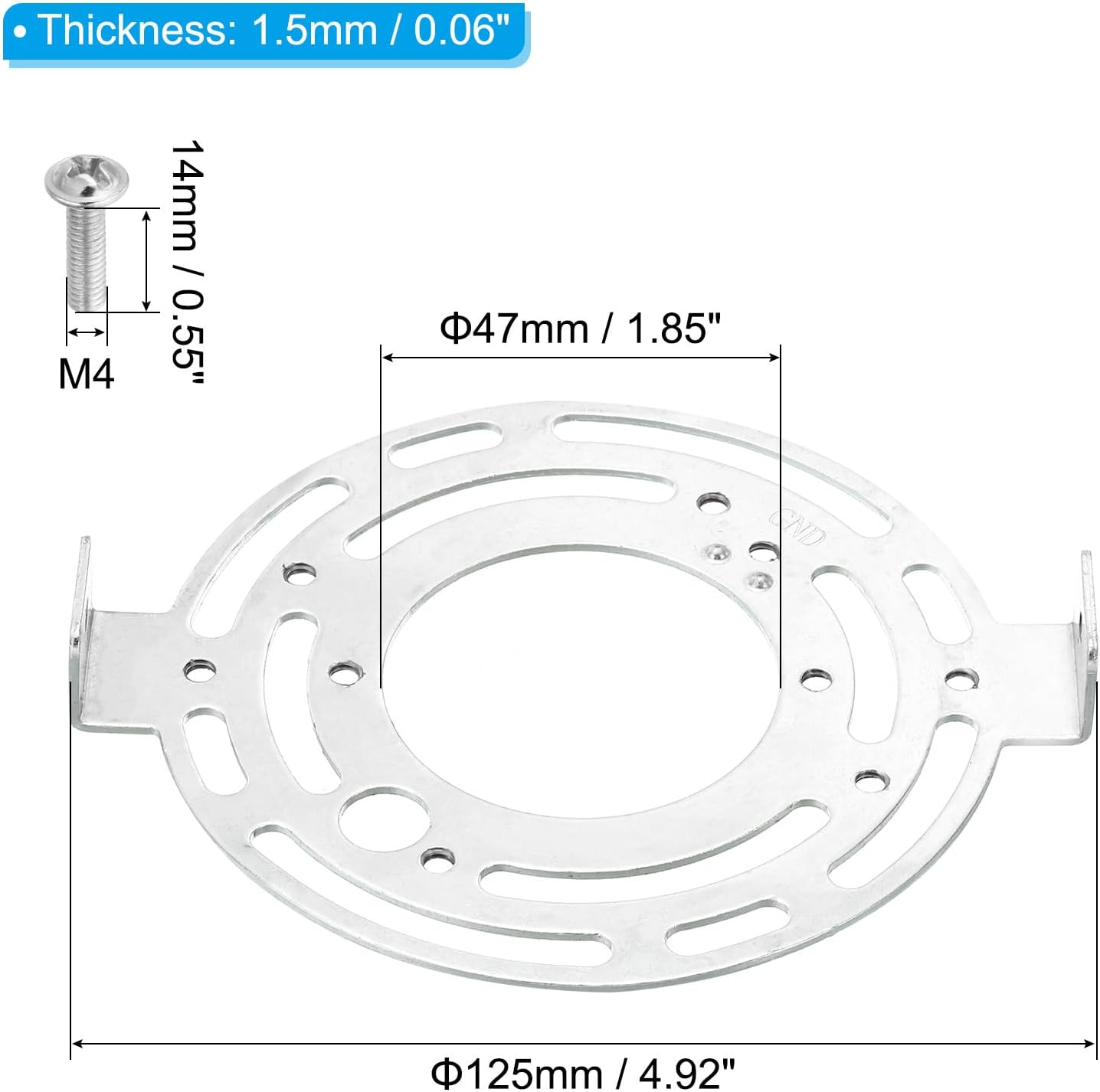 Universal Light Fixture Mounting Bracket Kit Light Crossbar Round Ceiling Plate for Wall Light, Close to Ceiling Light, Chandelier