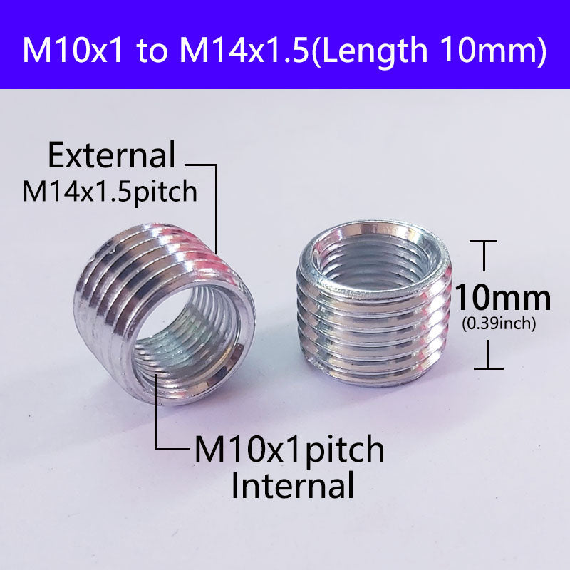 Internal and external thread reducer Thread Adapters Sleeve Reducing Nut,  Screw Conversion Nut Threaded Tube Coupler Connector Pipe Fitting
