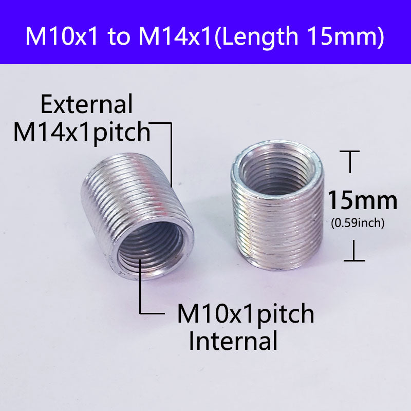 Internal and external thread reducer Thread Adapters Sleeve Reducing Nut,  Screw Conversion Nut Threaded Tube Coupler Connector Pipe Fitting
