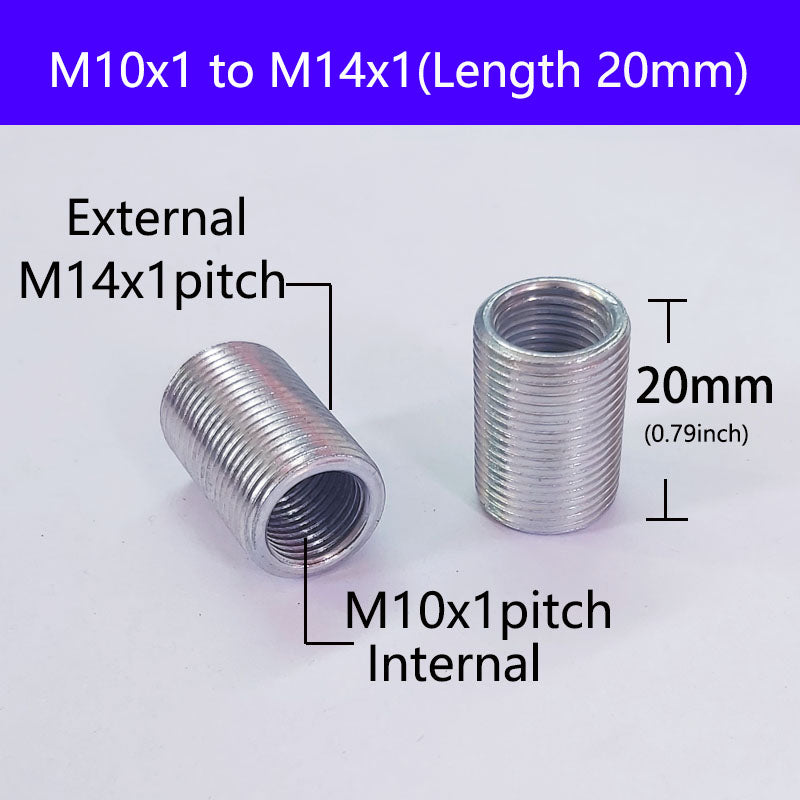 Internal and external thread reducer Thread Adapters Sleeve Reducing Nut,  Screw Conversion Nut Threaded Tube Coupler Connector Pipe Fitting