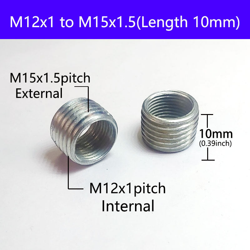 Internal and external thread reducer Thread Adapters Sleeve Reducing Nut,  Screw Conversion Nut Threaded Tube Coupler Connector Pipe Fitting