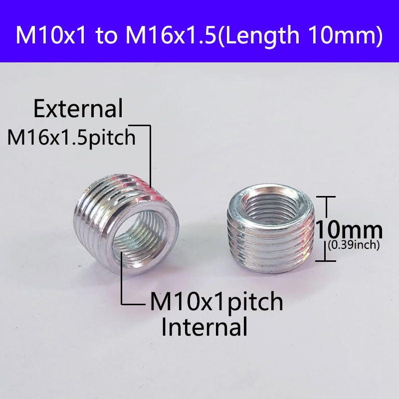 Internal and external thread reducer Thread Adapters Sleeve Reducing Nut,  Screw Conversion Nut Threaded Tube Coupler Connector Pipe Fitting