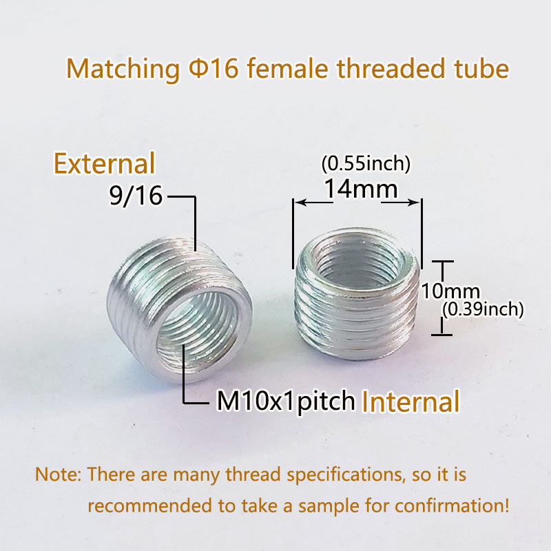 Internal and external thread reducer Thread Adapters Sleeve Reducing Nut,  Screw Conversion Nut Threaded Tube Coupler Connector Pipe Fitting
