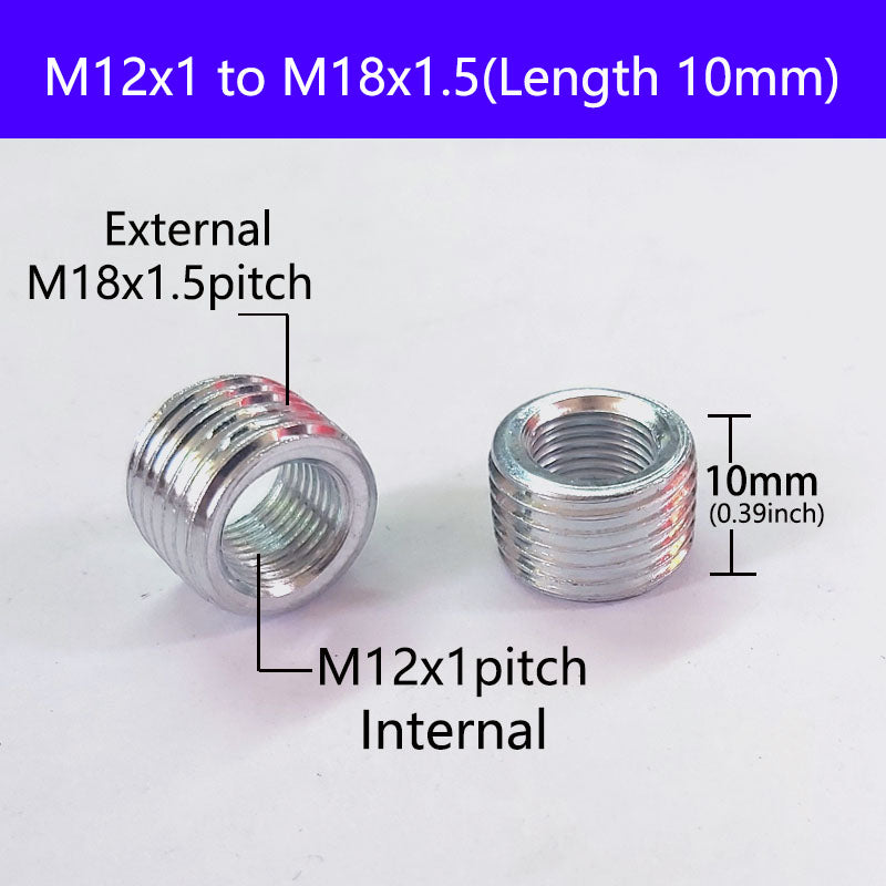 Internal and external thread reducer Thread Adapters Sleeve Reducing Nut,  Screw Conversion Nut Threaded Tube Coupler Connector Pipe Fitting