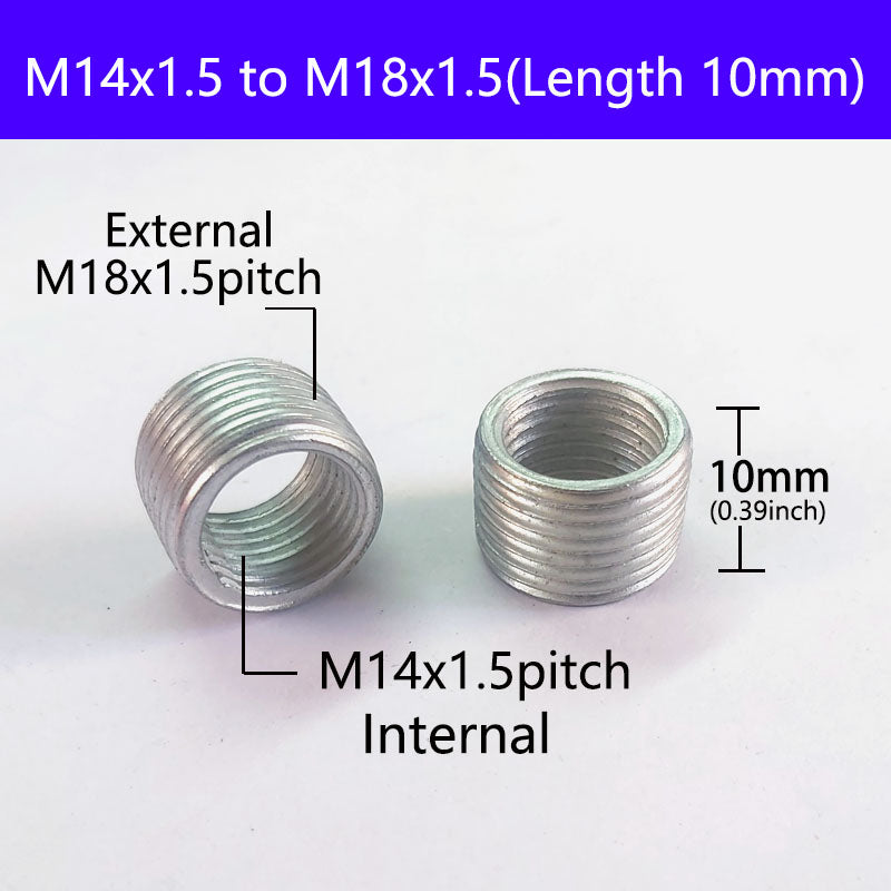 Internal and external thread reducer Thread Adapters Sleeve Reducing Nut,  Screw Conversion Nut Threaded Tube Coupler Connector Pipe Fitting