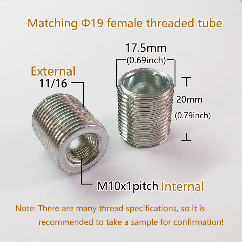 Internal and external thread reducer Thread Adapters Sleeve Reducing Nut,  Screw Conversion Nut Threaded Tube Coupler Connector Pipe Fitting