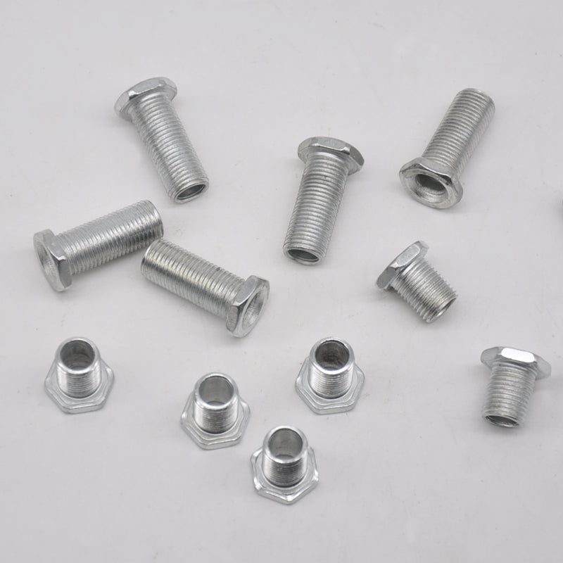 M10x1 Thread  Hex Hollow Bolts Hexagon Hollow Screw Bolts,Through Hole Bolt Chandelier Fasteners