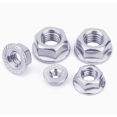 Flange Lock Nuts Carbon Steel  Flanged nuts