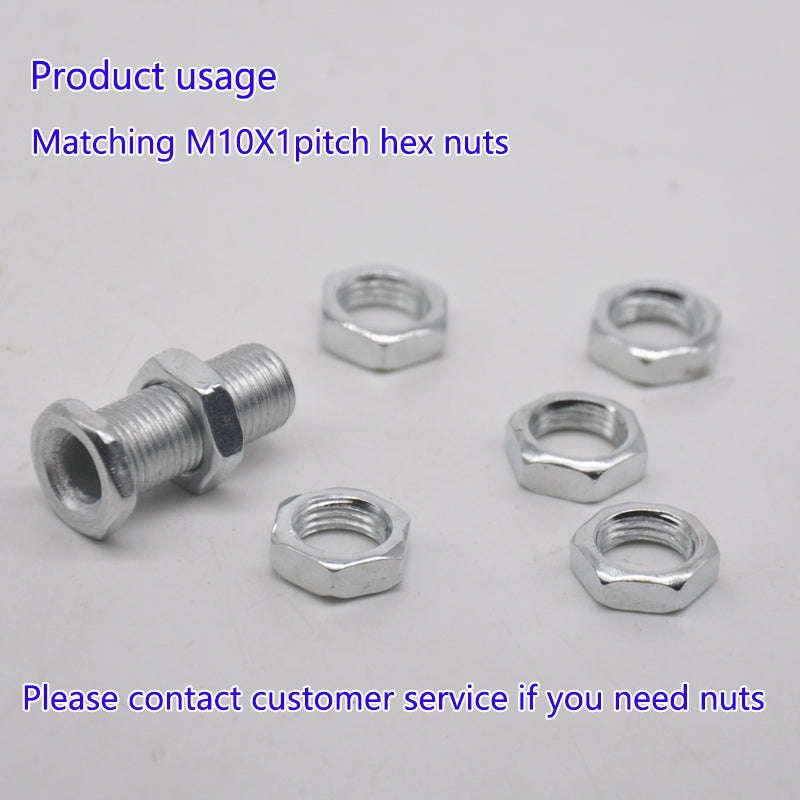 M10x1 Thread  Hex Hollow Bolts Hexagon Hollow Screw Bolts,Through Hole Bolt Chandelier Fasteners