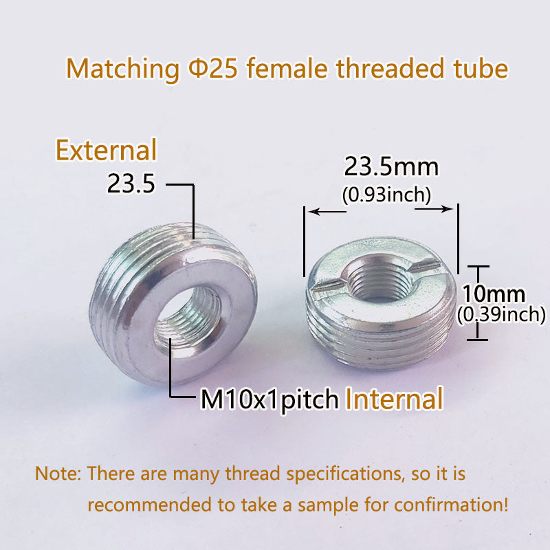 Internal and external thread reducer Thread Adapters Sleeve Reducing Nut,  Screw Conversion Nut Threaded Tube Coupler Connector Pipe Fitting