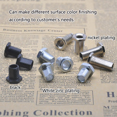 M10 Hex Hollow Bolts Hollow Screw Bolts Flat Side Through Hexagon Hole Bolts Milled Edge On Both Sides