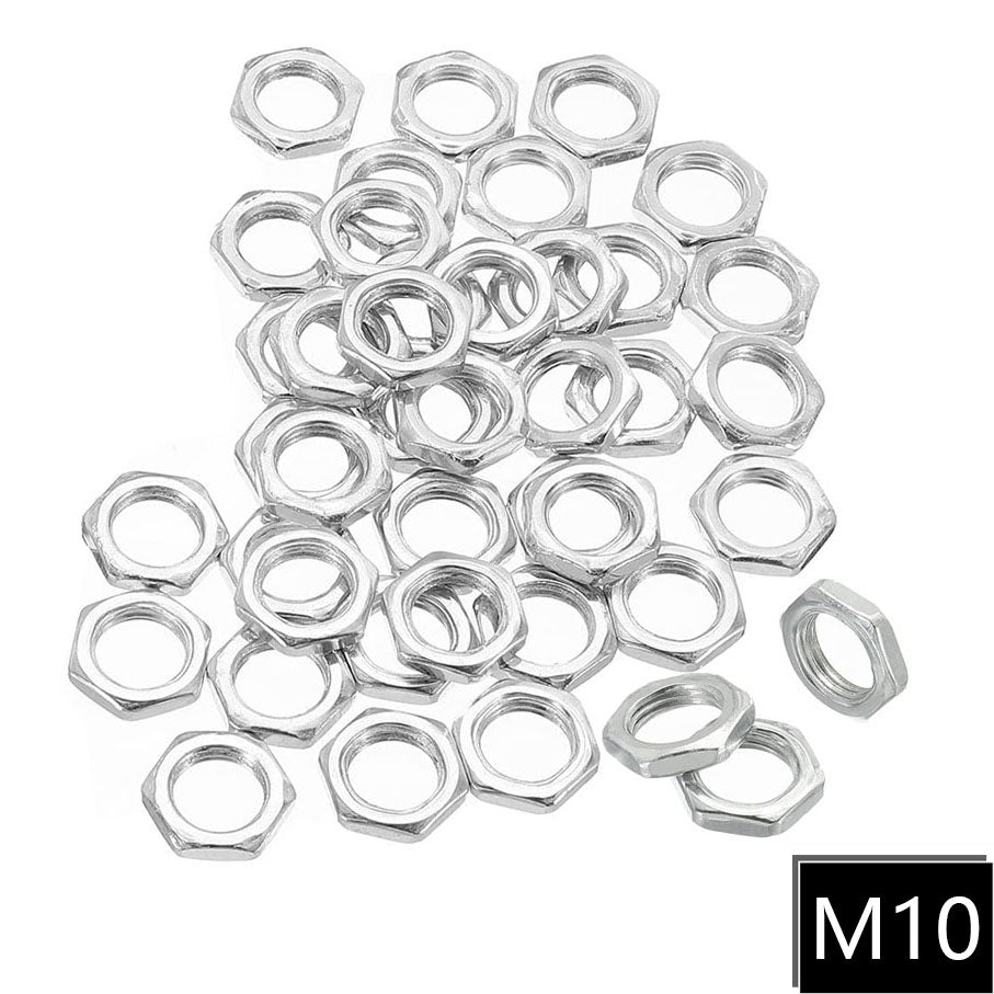 M10 Hex Nuts Metric Thread Carbon Steel Hex Nuts M10x1  M10X1.5