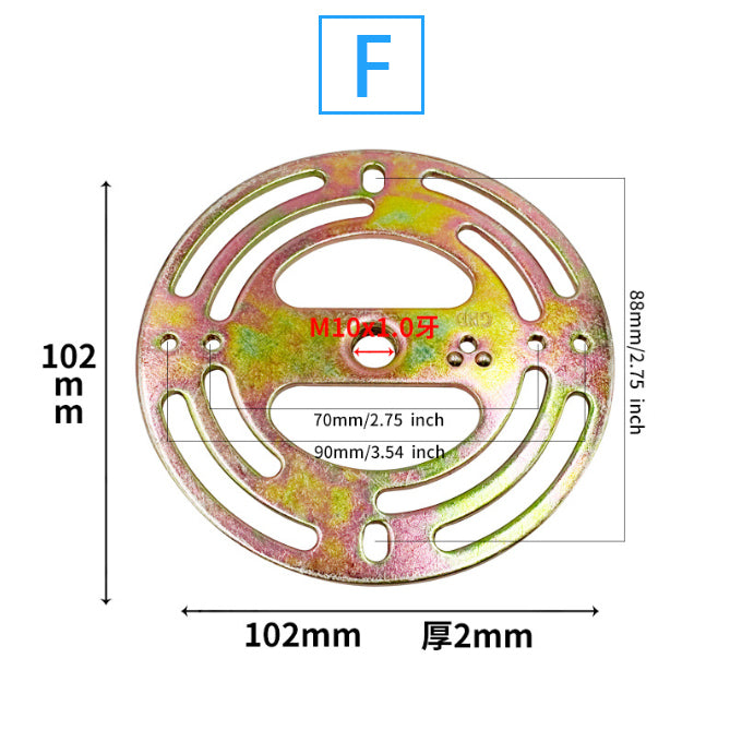 Universal Light Fixture Mounting Bracket  Steel Round Light Crossbar, Mounting Bracket for Wall Light, Ceiling Light, Chandelier